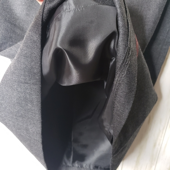 Vintage Harve Benard Skirt A-Line 100% Wool Women's Size 6 Petite Gray - Picture 6 of 9